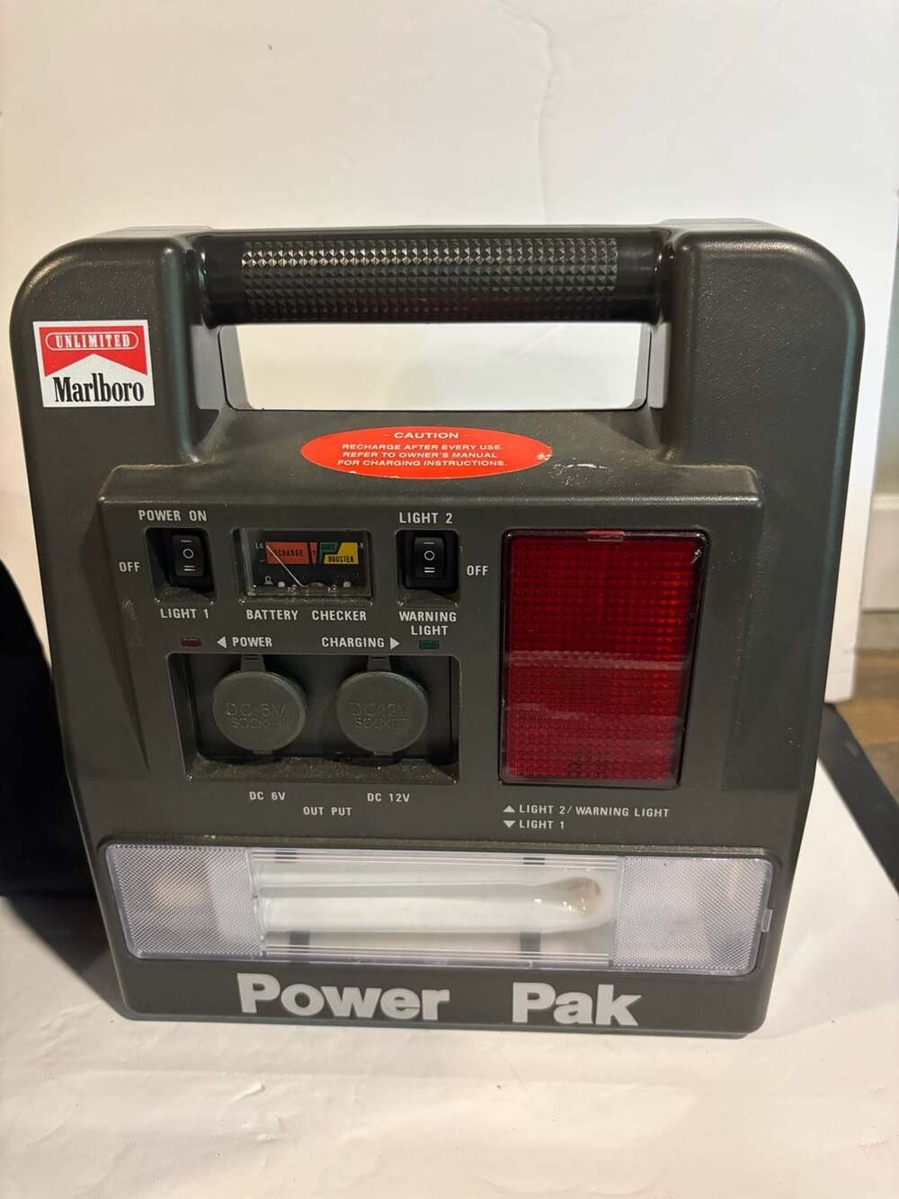 VTG 1990's Marlboro Unlimited Power Pak🔋Power Booster/Battery Jumper Cables Nn